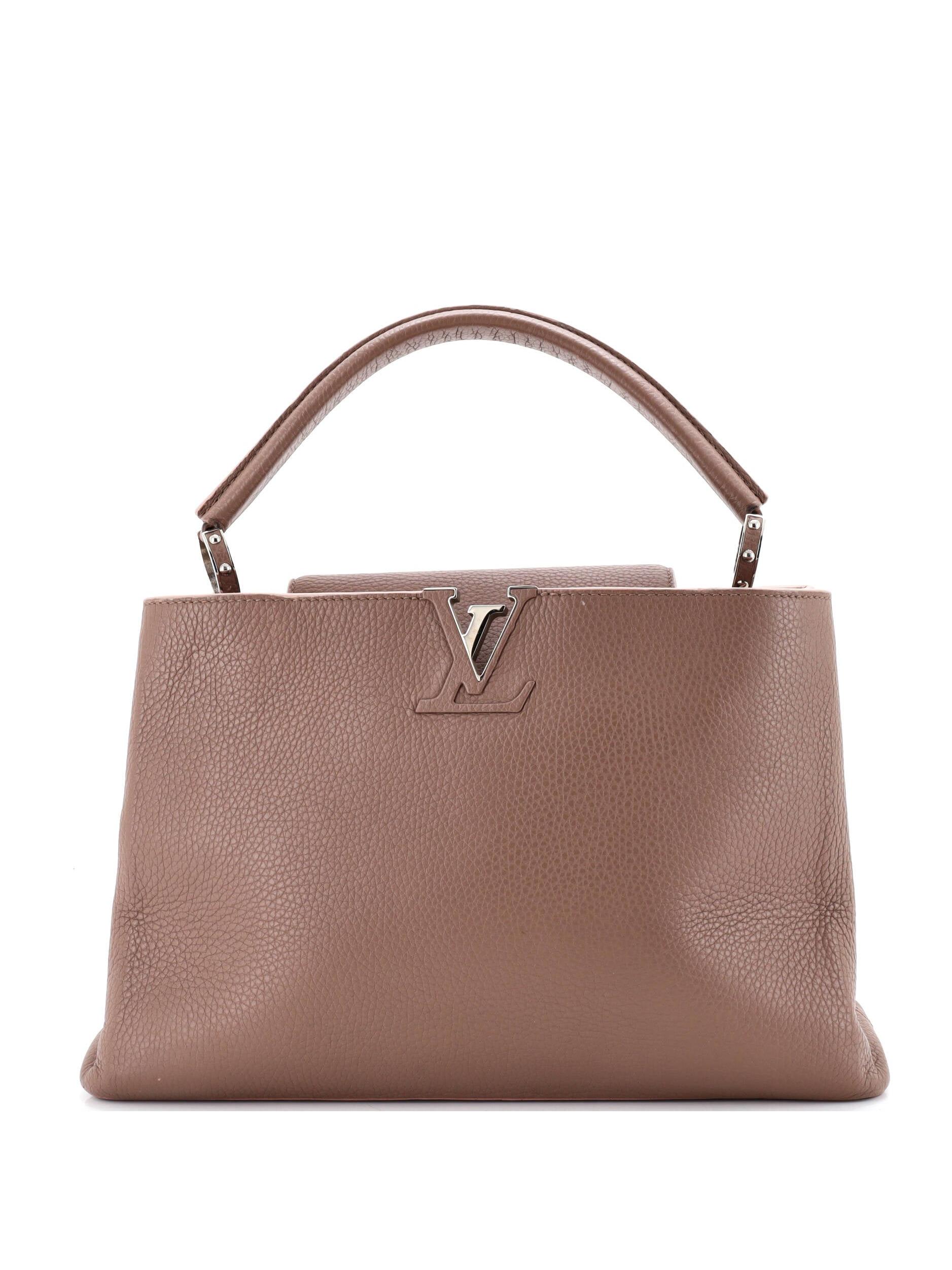Louis Vuitton Capucines Bag Leather Mm #277710l21b